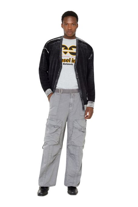 ディーゼル K-larence カーディガン ブラック