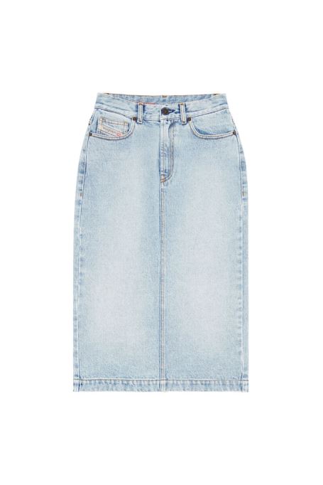 De-ronny ペンシルスカート ディーゼルライトブルー