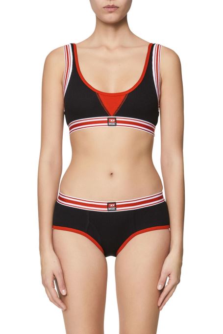 ディーゼル Ufsb-brass-c ブラック/レッド