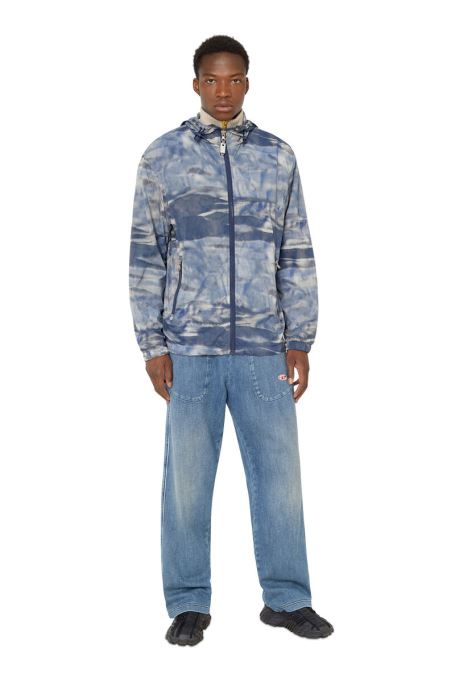 ディーゼル D-マーシャン トラック デニム 09e29 ストレート ミディアム ブルー