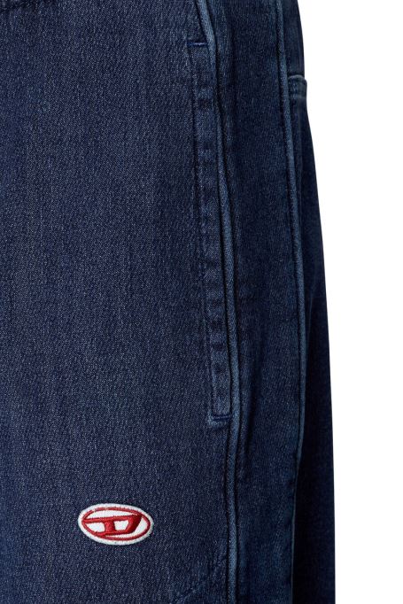 D-martians トラックデニム 09c30 ストレートディーゼル ダークブルー