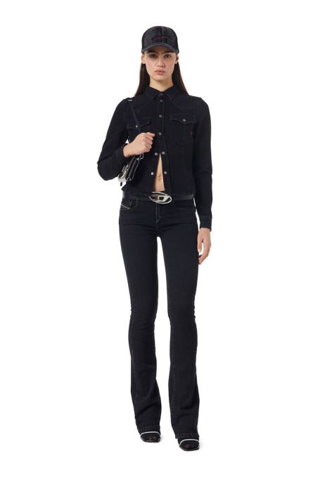 ブラック/ダークグレー ディーゼル デリン ウエスタンシャツ