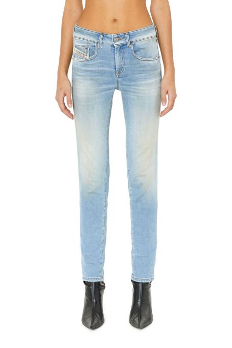 D-ollies ジョグジーンズ 068cw スリムディーゼル ライトブルー