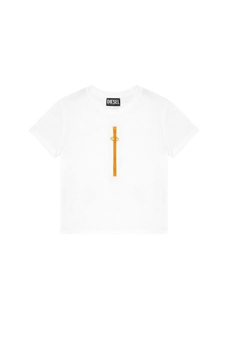 ディーゼル T-vazy ホワイト/イエロー