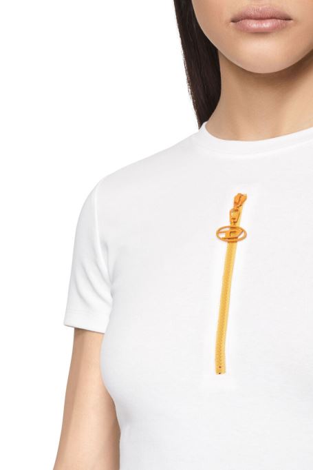 ディーゼル T-vazy ホワイト/イエロー