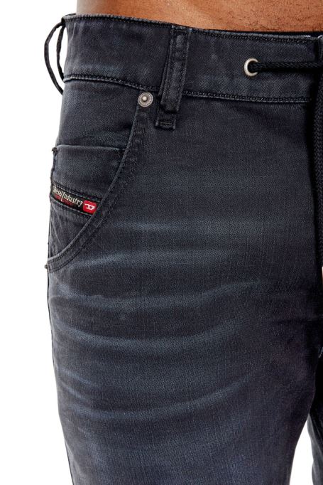 Krooley Joggjeans 068cq テーパード ディーゼル ブラック/ダークグレー
