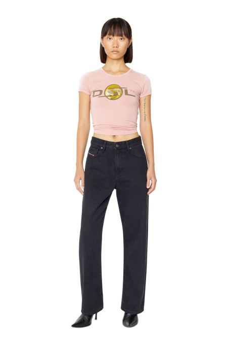 ディーゼル 1999 Z09rl ストレートジーンズ ブラック/ダークグレー