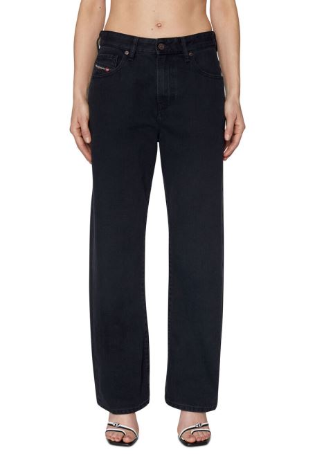 ディーゼル 1999 Z09rl ストレートジーンズ ブラック/ダークグレー