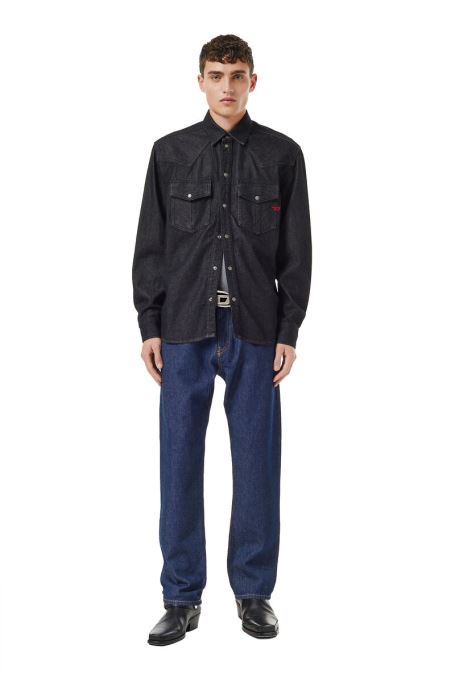 ディーゼル 2020 D-viker Z9b85 ストレートジーンズ ダークブルー