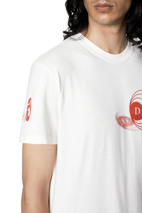 ホワイト T-diebind-slits-e1 ディーゼル