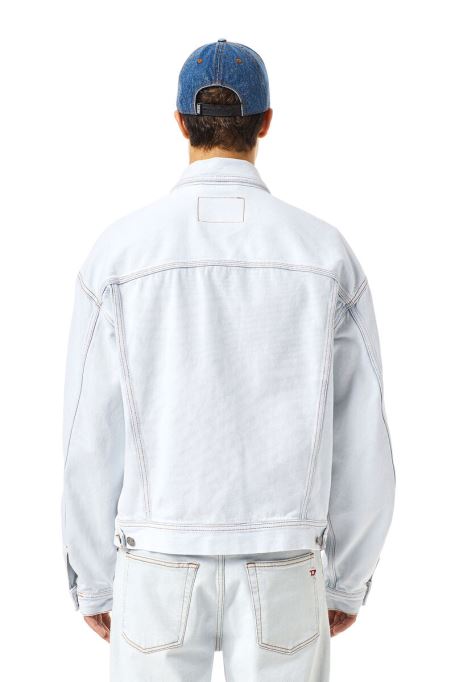 ディーゼル D-リロ トラッカー ジャケット ライトブルー