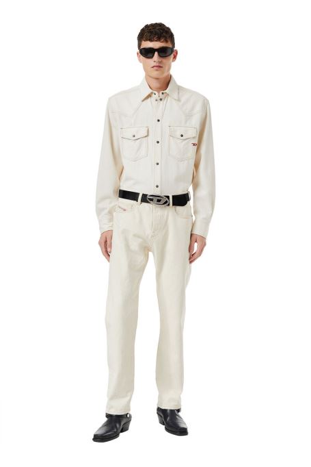 ホワイト 2020 D-viker 09b95 ストレート ジーンズ ディーゼル