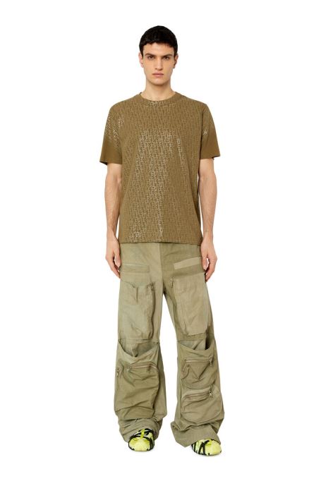 ディーゼル T-ジャストモノ ブラウン