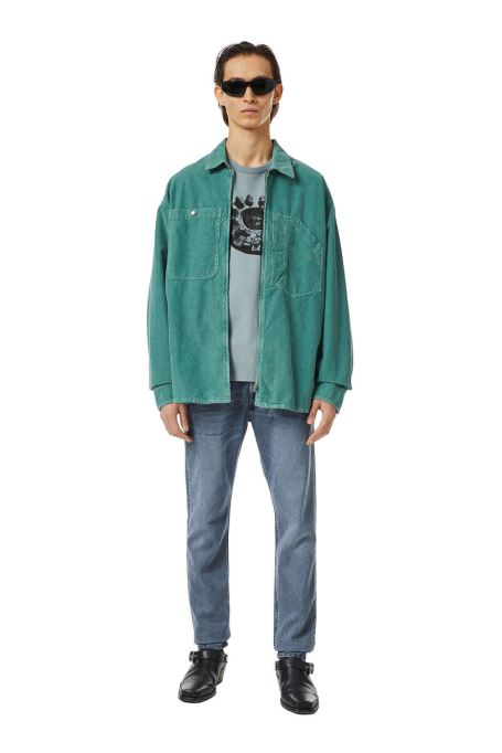 ディーゼル クルーリー ジョグジーンズ 069zy テーパード ミディアム ブルー