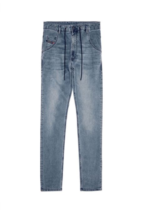 ディーゼル クルーリー ジョグジーンズ 069zy テーパード ミディアム ブルー