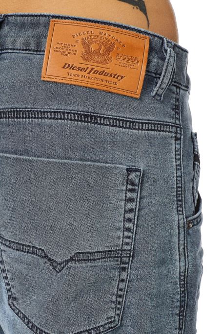 ディーゼル クルーリー ジョグジーンズ 069zy テーパード ミディアム ブルー