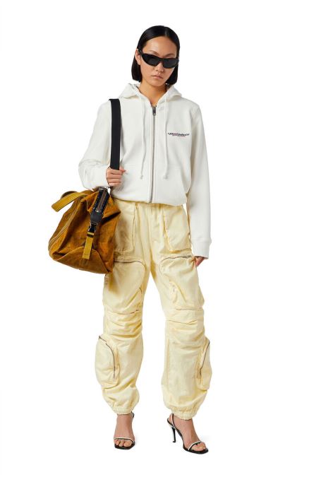 ホワイト ディーゼル S-ginn-hood-zip-ind