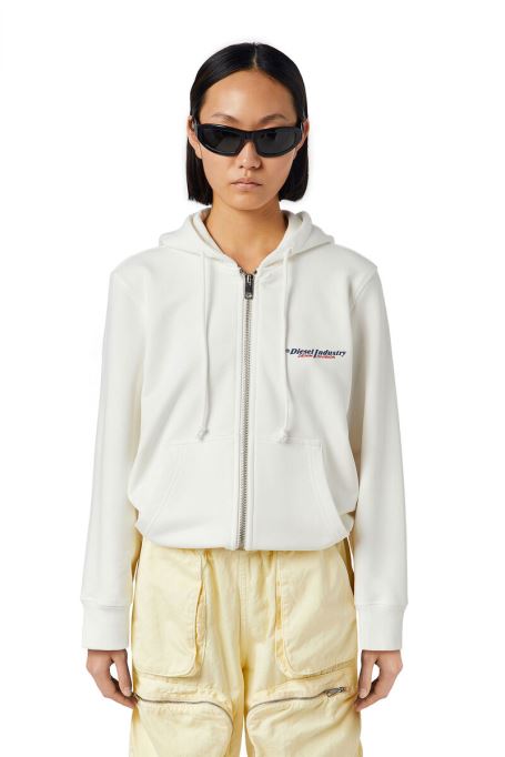 ホワイト ディーゼル S-ginn-hood-zip-ind