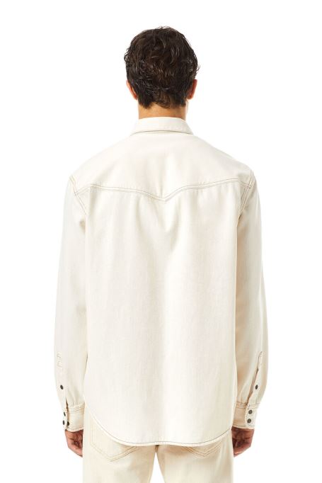 D-ocean ウエスタンシャツ ディーゼルホワイト