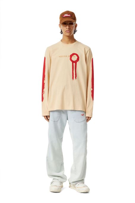 ディーゼル T-just-ls-nc ライトブラウン