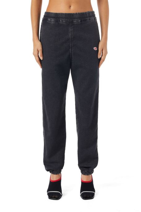 ディーゼル D-lab トラック デニム 069ze テーパード ブラック/ダークグレー