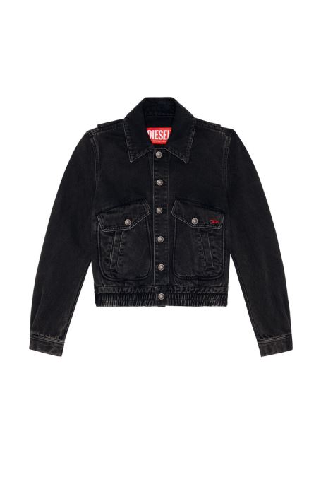 ディーゼルブラック/ダークグレー De-tracy ボンバージャケット