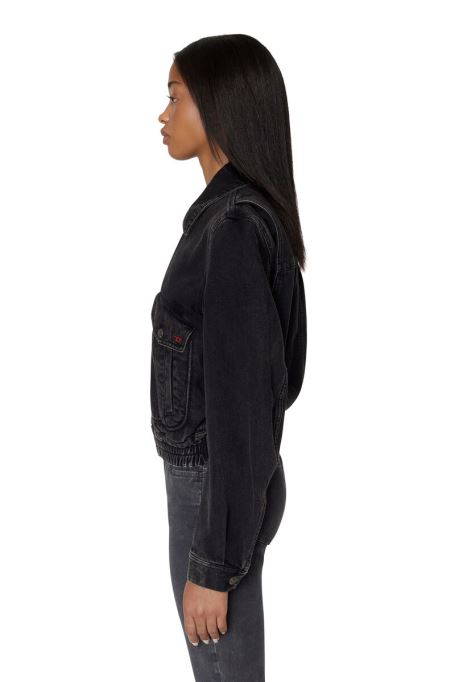 ディーゼルブラック/ダークグレー De-tracy ボンバージャケット