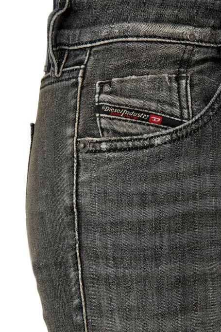 ブラック/ダークグレー D-ollies ジョグジーンズ 09f01 スリムディーゼル