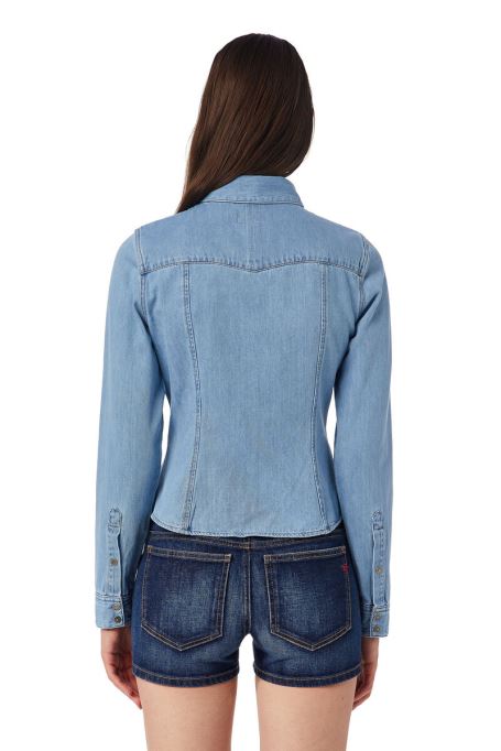 ミディアムブルーデリン ウエスタンシャツ ディーゼル