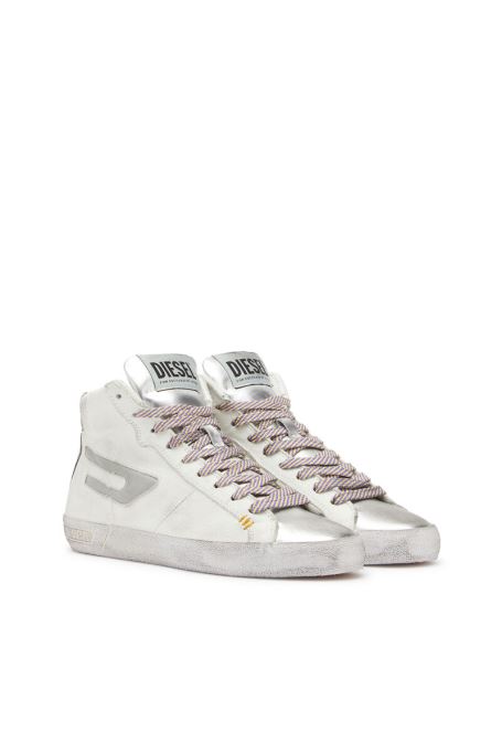 ディーゼル S-leroji ミッド×ホワイト/グレー