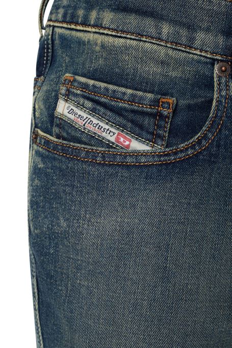 ディーゼル 2021 09b91 ブーツカット ジーンズ、ダークブルー