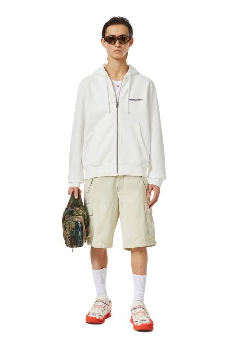 ホワイト S-ginn-hood-zip-ind ディーゼル