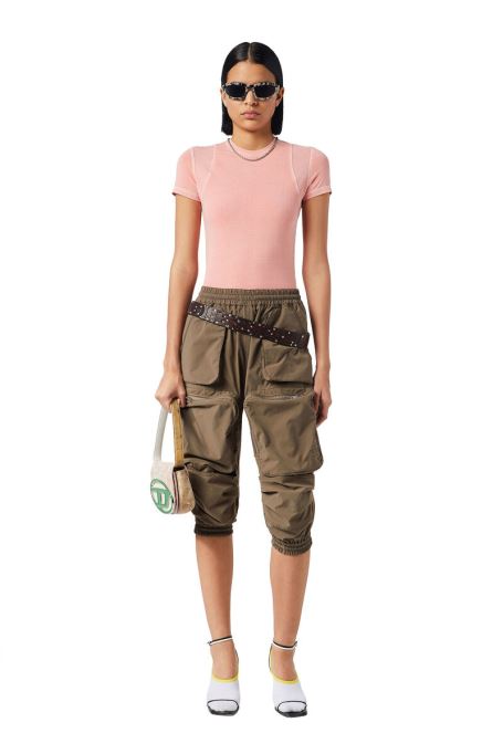 ディーゼル T-スカイリブ ピンク