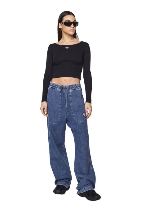 ミディアム ブルー ディーゼル D-マーシャン トラック デニム 09c99 ストレート