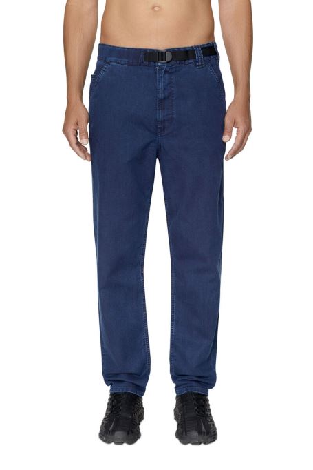 ディーゼル ダークブルー コスチューム クルーリー ジョグジーンズ 069zj テーパード