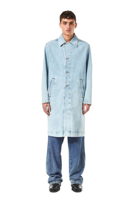 D-roku-long カーコート ディーゼル ライトブルー