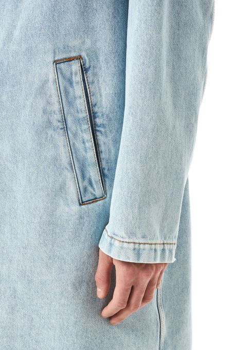 D-roku-long カーコート ディーゼル ライトブルー