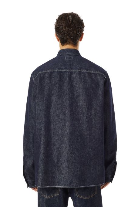 D-hor ワークウェア シャツ ディーゼル ダークブルー