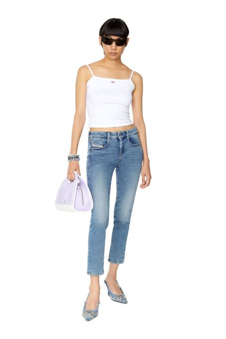 ディーゼル D-ollies ジョグジーンズ 068ba スリム ミディアム ブルー