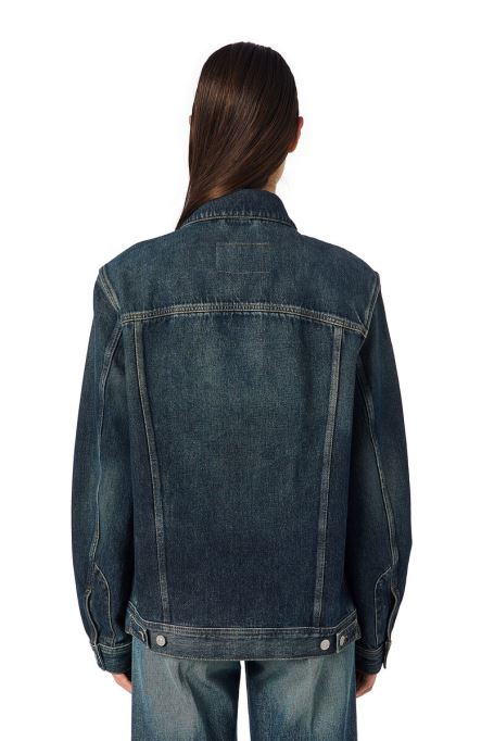 ディーゼル D-ライリー トラッカー ジャケット ダークブルー