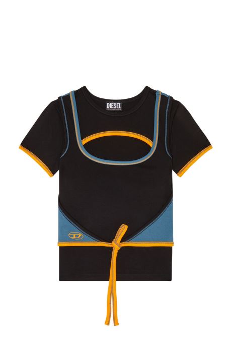 ディーゼル T-クロッシ ブラック