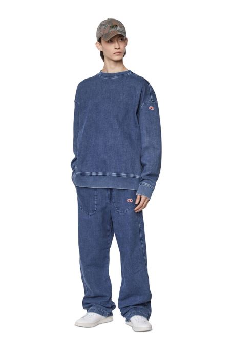 ディーゼル S-アテン ロー ホワイト/ブラック