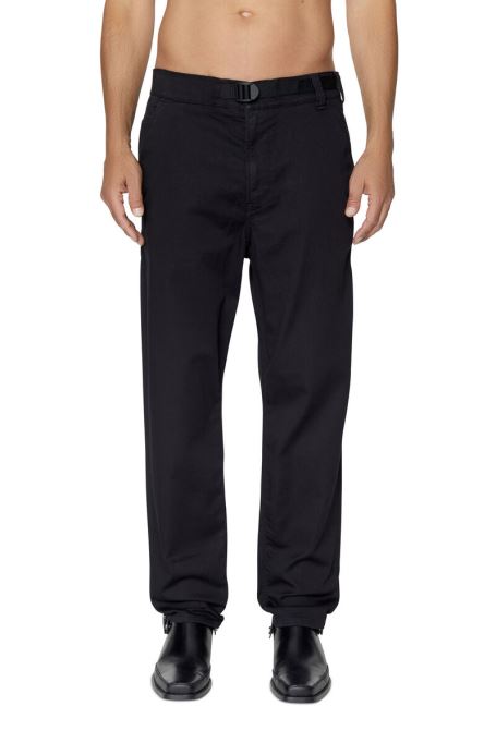 Krooley Joggjeans 069zg テーパード ディーゼル ブラック/ダークグレー