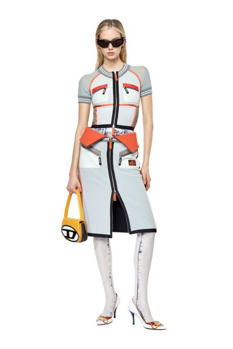 ディーゼル T-toky オレンジ/ホワイト