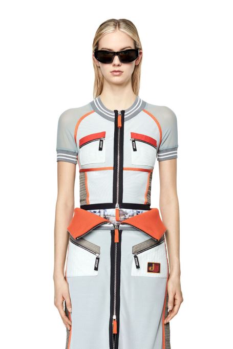 ディーゼル T-toky オレンジ/ホワイト