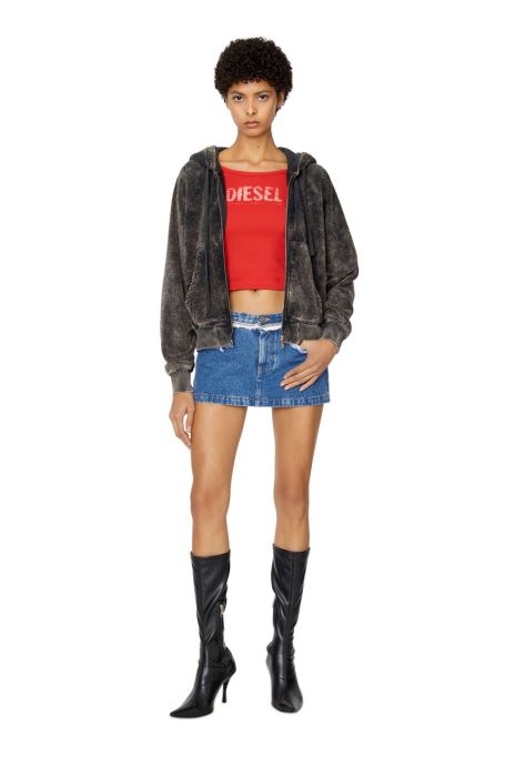 ブラック ディーゼル F-reggy-hood-zip-e3