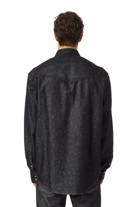 D-ocean ウエスタンシャツ ディーゼルブラック/ダークグレー