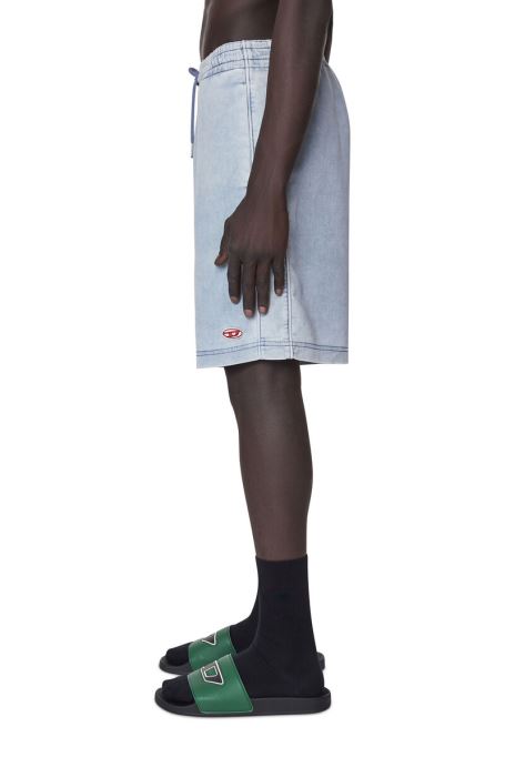 D-boxy トラック デニムショーツ ディーゼル ライトブルー