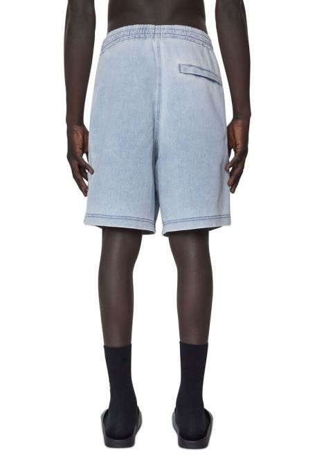 ディーゼル D-boxy トラック デニム ショーツ ライト ブルー