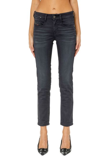 ディーゼル D-ollies ジョグジーンズ 068cq スリムブラック/ダークグレー